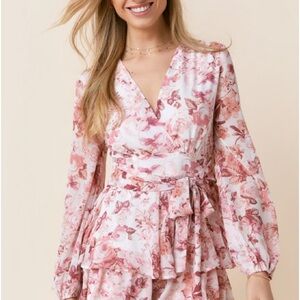 Alma Tiered Floral Romper